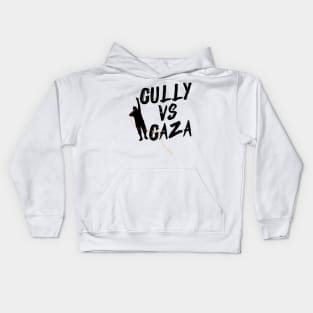 Gully vs Gaza - Rap Lovers Design, Music Fans Kids Hoodie